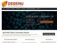 Tablet Screenshot of debenu.com